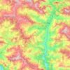 Berinag topographic map, elevation, terrain