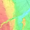 Aussonne topographic map, elevation, terrain