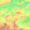 Singrauli topographic map, elevation, terrain