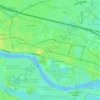 Östliche Vorstadt topographic map, elevation, terrain