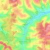 Bantheville topographic map, elevation, terrain