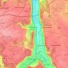 Nassandres sur Risle topographic map, elevation, terrain
