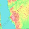 Mbinga topographic map, elevation, terrain