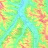 Pavie topographic map, elevation, terrain