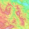 Ibar / Ibër topographic map, elevation, terrain