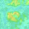 Senzig topographic map, elevation, terrain