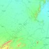 Buhana Tehsil topographic map, elevation, terrain