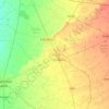 Faridkot topographic map, elevation, terrain