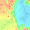 Yeşilhisar topographic map, elevation, terrain