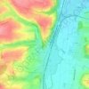 Eltmannshausen topographic map, elevation, terrain