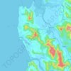 Alibag topographic map, elevation, terrain