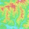 Kleines Wiesental topographic map, elevation, terrain