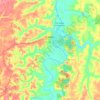 Linden topographic map, elevation, terrain