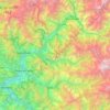 Chamoli Tehsil topographic map, elevation, terrain