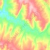 Новомихайловский сельсовет topographic map, elevation, terrain