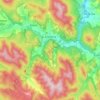 Krempna topographic map, elevation, terrain