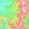 Kokernag topographic map, elevation, terrain
