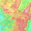 Peerumade topographic map, elevation, terrain