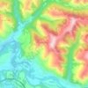 Castellino Tanaro topographic map, elevation, terrain