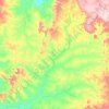 Corguinho topographic map, elevation, terrain