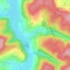 Fraurombach topographic map, elevation, terrain