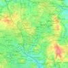 Walsall topographic map, elevation, terrain