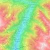 San Martino in Passiria topographic map, elevation, terrain