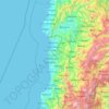Ilocos Sur topographic map, elevation, terrain