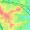Pinar del Rey topographic map, elevation, terrain