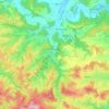 Fischingen topographic map, elevation, terrain
