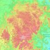 Kandhamal topographic map, elevation, terrain