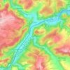 Kirn topographic map, elevation, terrain