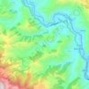 Sitalpati topographic map, elevation, terrain