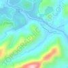 Thengakal topographic map, elevation, terrain