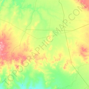 Hannaford topographic map, elevation, terrain