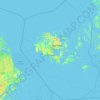 Åland Islands topographic map, elevation, terrain