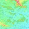 Dhenkanal topographic map, elevation, terrain