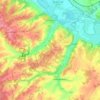 Saint-Aignan topographic map, elevation, terrain