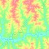 Dalas topographic map, elevation, terrain