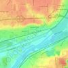 Rockdale topographic map, elevation, terrain