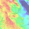 Anza-Borrego Desert State Park topographic map, elevation, terrain