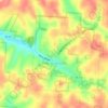 New Straitsville topographic map, elevation, terrain