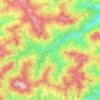 Bardi topographic map, elevation, terrain