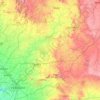 Mahi River topographic map, elevation, terrain