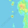 Tidore Kepulauan topographic map, elevation, terrain