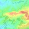 Gibourne topographic map, elevation, terrain