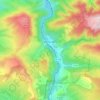 Alet-les-Bains topographic map, elevation, terrain