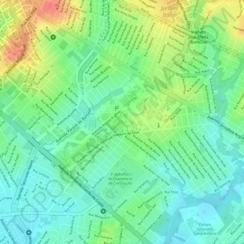 UFMT topographic map, elevation, terrain