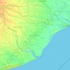 Jagatsinghapur topographic map, elevation, terrain