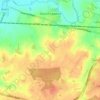 Church Lawford CP topographic map, elevation, terrain